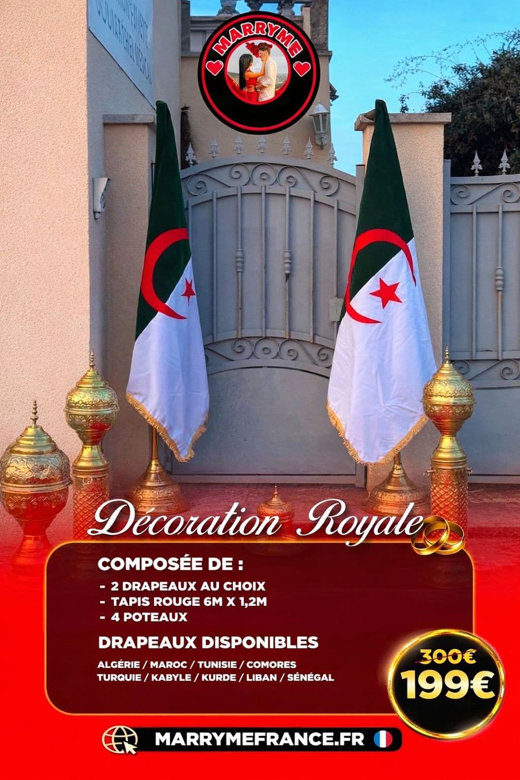 Entrée Royale Drapeaux - Flyer